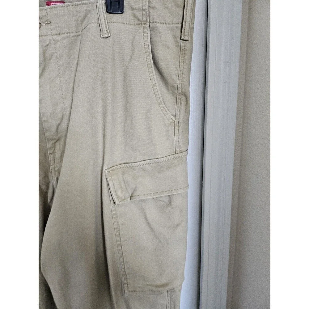 Levi’s XX Cargo Taper Pants Men 40x30 Khaki Beige Utility Workwear Pockets.